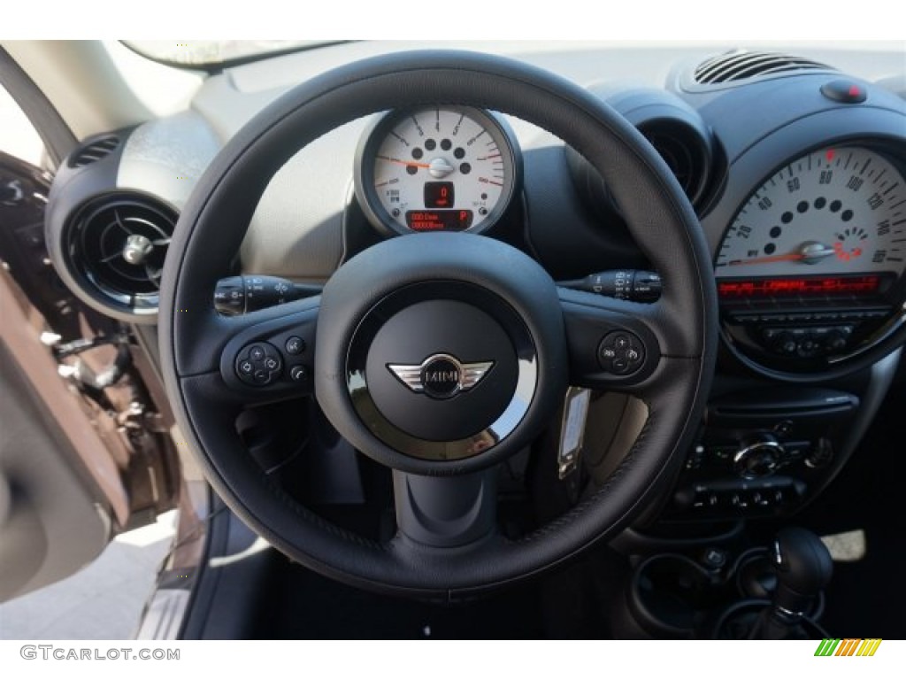 2014 Cooper Countryman - Light Coffee / Carbon Black photo #9
