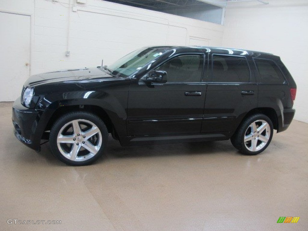 2007 Grand Cherokee SRT8 4x4 - Black / Medium Slate Gray photo #5