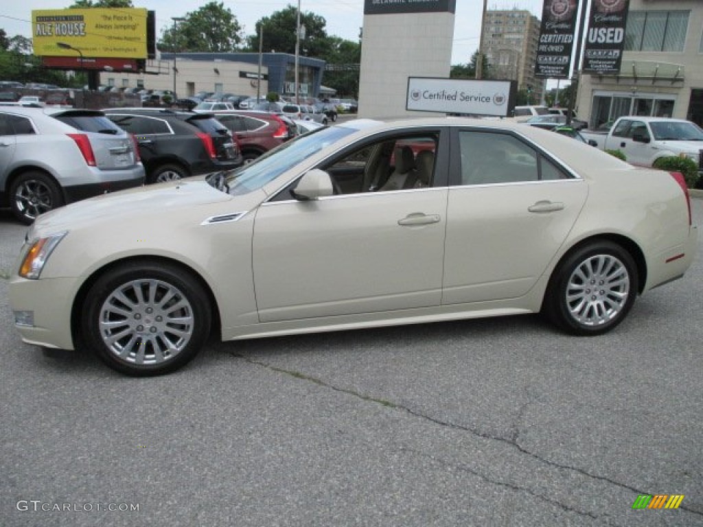 2010 CTS 3.6 Sedan - Vanilla Latte / Cashmere/Cocoa photo #3