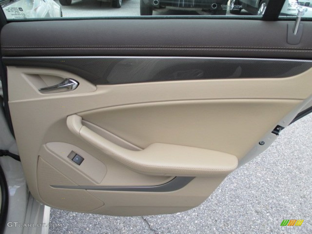 2010 CTS 3.6 Sedan - Vanilla Latte / Cashmere/Cocoa photo #24