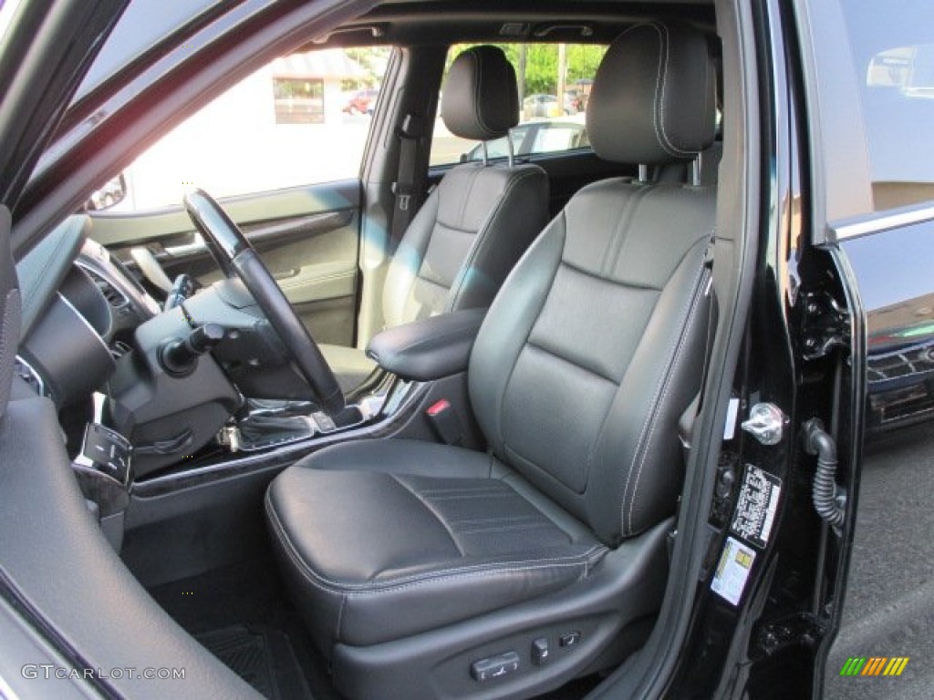 Black Interior 2014 Kia Sorento Limited SXL Photo #95242656