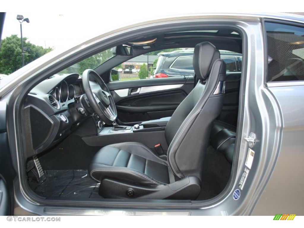 Black Interior 2012 Mercedes-Benz C 250 Coupe Photo #95243844