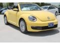 2014 Yellow Rush Volkswagen Beetle 1.8T Convertible #95245263