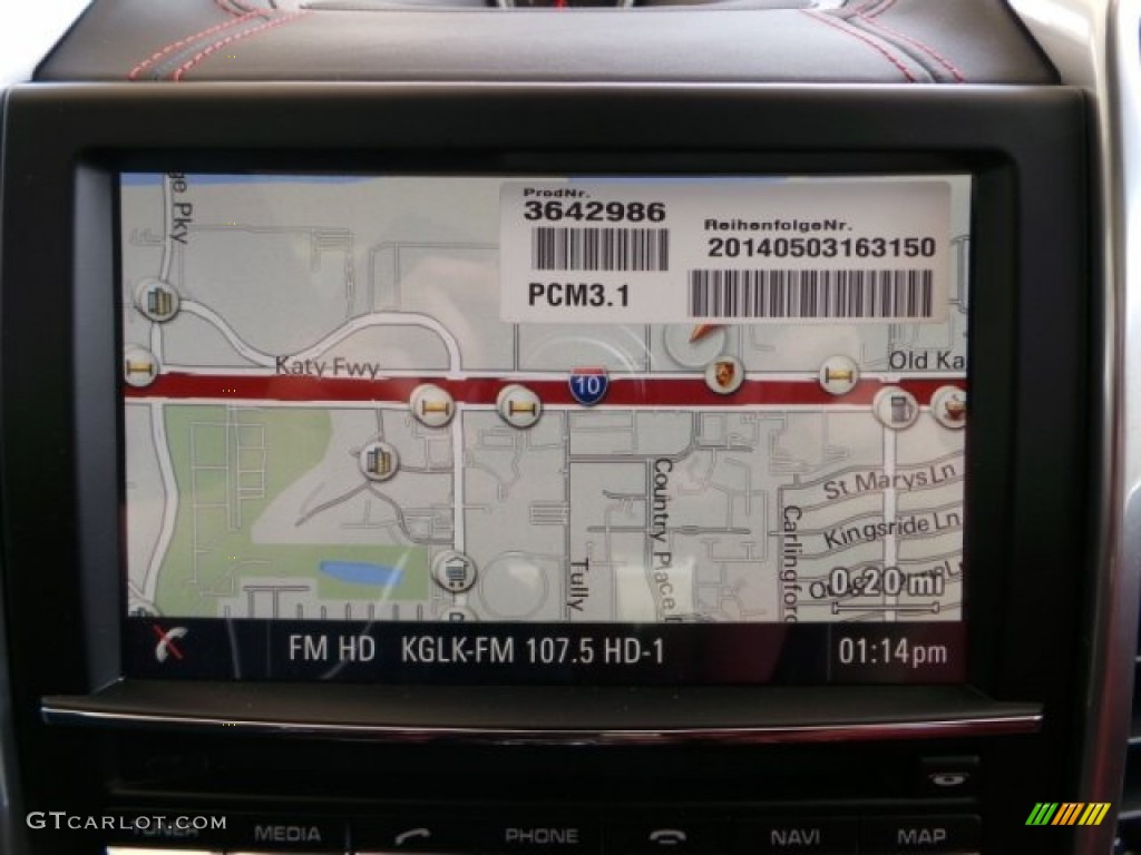 2014 Porsche Cayenne Turbo Navigation Photo #95245842