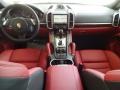 2014 Porsche Cayenne Black/Carrera Red Interior Dashboard Photo