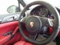 Black/Carrera Red Steering Wheel Photo for 2014 Porsche Cayenne #95246070