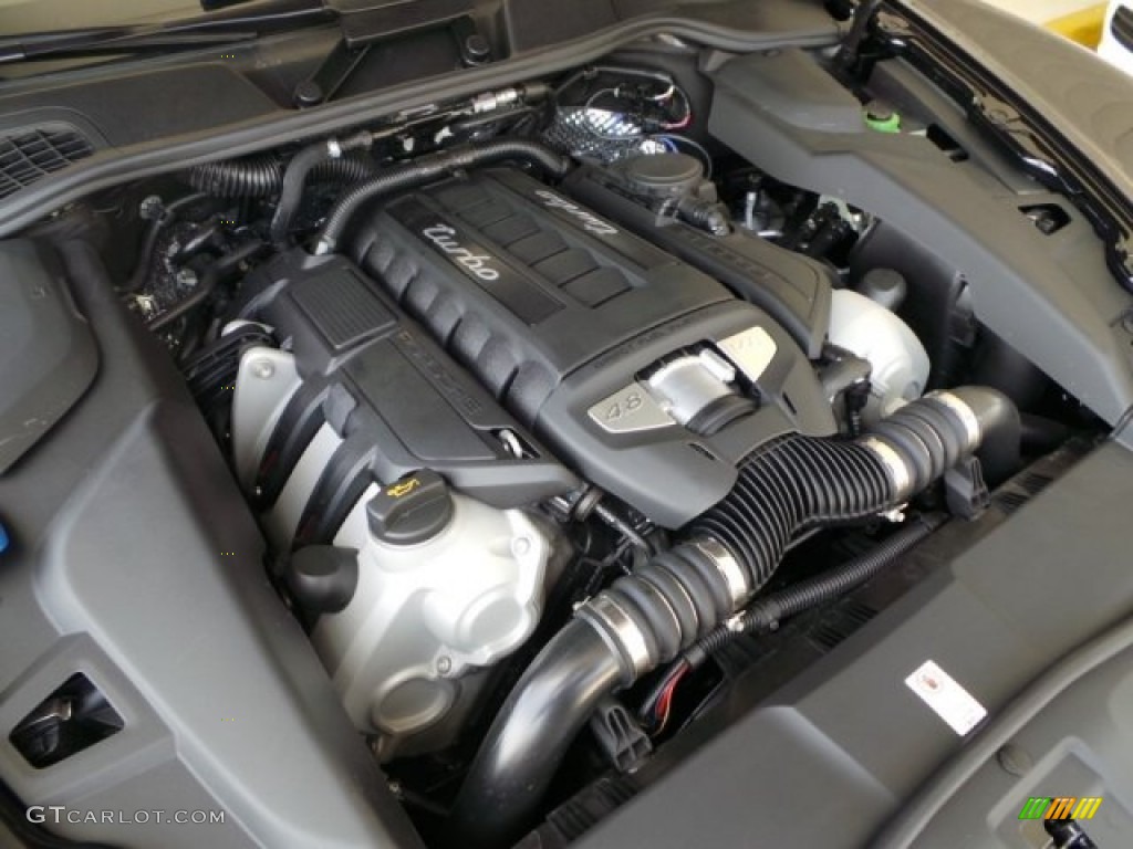 2014 Porsche Cayenne Turbo 4.8 Liter DFI Twin-Turbocharged DOHC 32-Valve VVT V8 Engine Photo #95246133