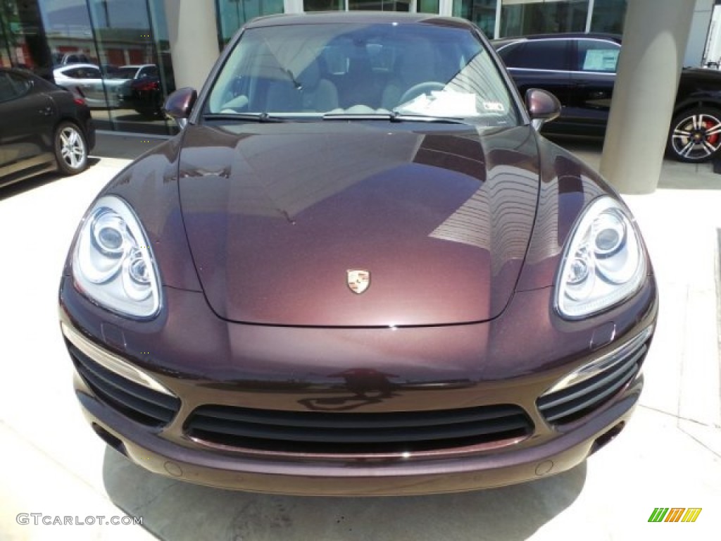 Mahogany Metallic 2014 Porsche Cayenne S Exterior Photo #95246316