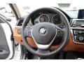 Saddle Brown Steering Wheel Photo for 2014 BMW 3 Series #95247207