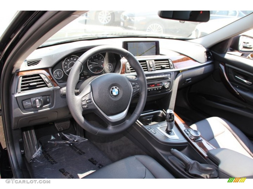 Black Interior 2014 BMW 3 Series 328d xDrive Sedan Photo #95247803