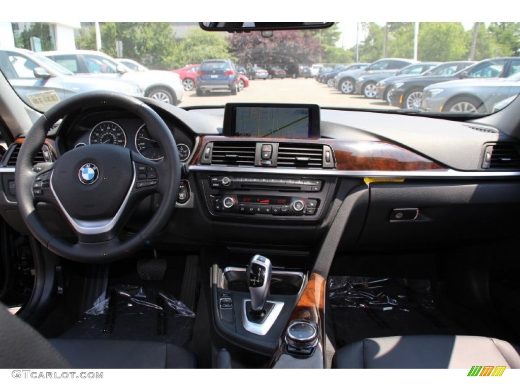 2014 BMW 3 Series 328d xDrive Sedan Black Dashboard Photo #95247891