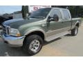 2003 Estate Green Metallic Ford F350 Super Duty Lariat Crew Cab 4x4  photo #2