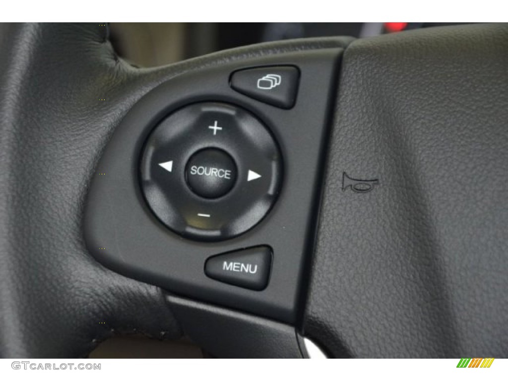 2014 CR-V EX-L AWD - White Diamond Pearl / Beige photo #16