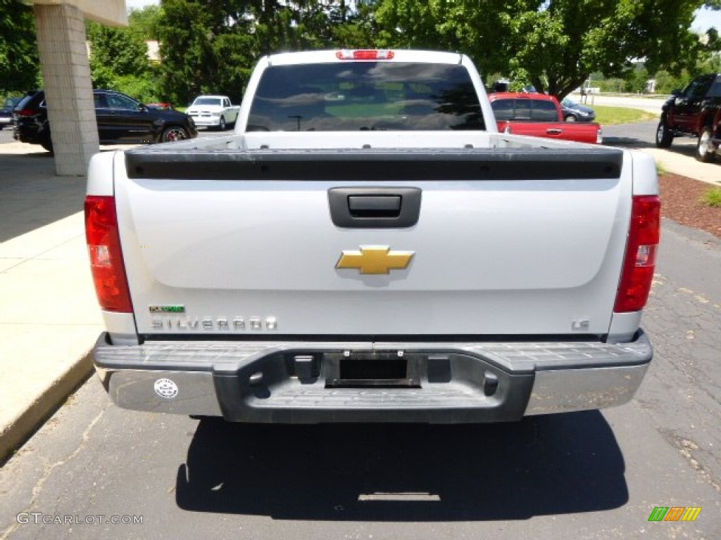 2012 Silverado 1500 LS Extended Cab 4x4 - Silver Ice Metallic / Dark Titanium photo #7