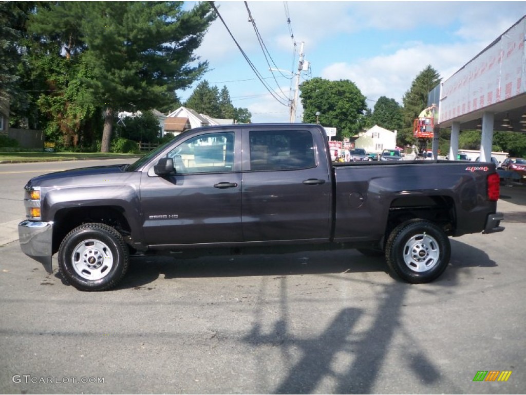 2015 Silverado 2500HD WT Crew Cab 4x4 - Tungsten Metallic / Jet Black/Dark Ash photo #1