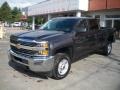 Tungsten Metallic - Silverado 2500HD WT Crew Cab 4x4 Photo No. 2