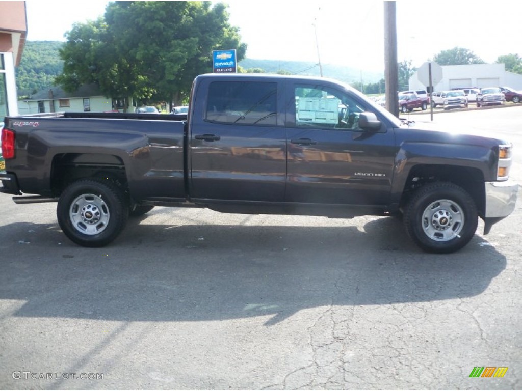 2015 Silverado 2500HD WT Crew Cab 4x4 - Tungsten Metallic / Jet Black/Dark Ash photo #5