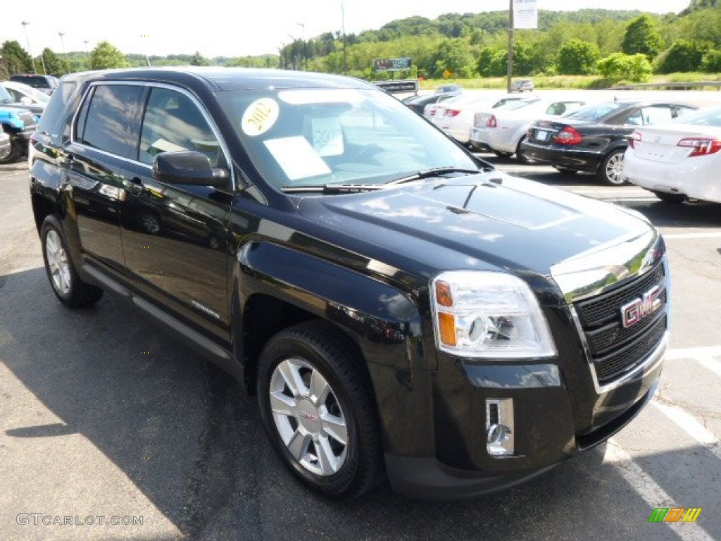 Carbon Black Metallic 2012 GMC Terrain SLE Exterior Photo #95251764