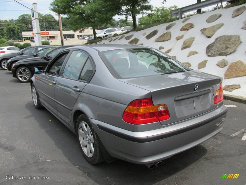 2004 3 Series 325xi Sedan - Silver Grey Metallic / Black photo #4