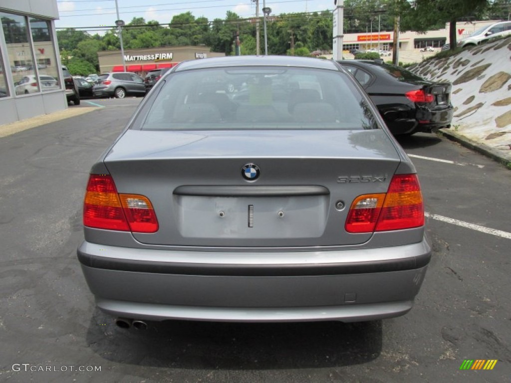 2004 3 Series 325xi Sedan - Silver Grey Metallic / Black photo #5