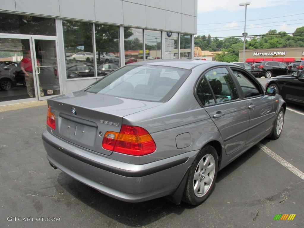 2004 3 Series 325xi Sedan - Silver Grey Metallic / Black photo #6