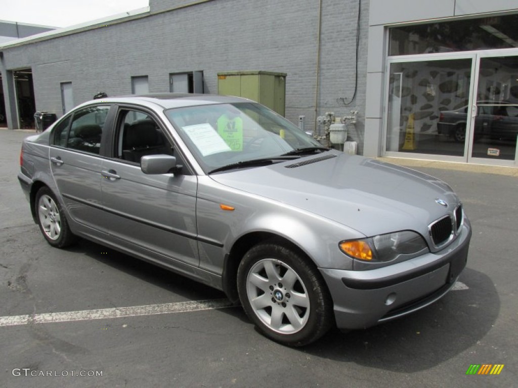 2004 3 Series 325xi Sedan - Silver Grey Metallic / Black photo #7