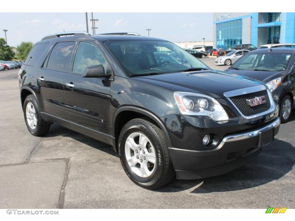 Carbon Black Metallic 2009 GMC Acadia SLE Exterior Photo #95252634