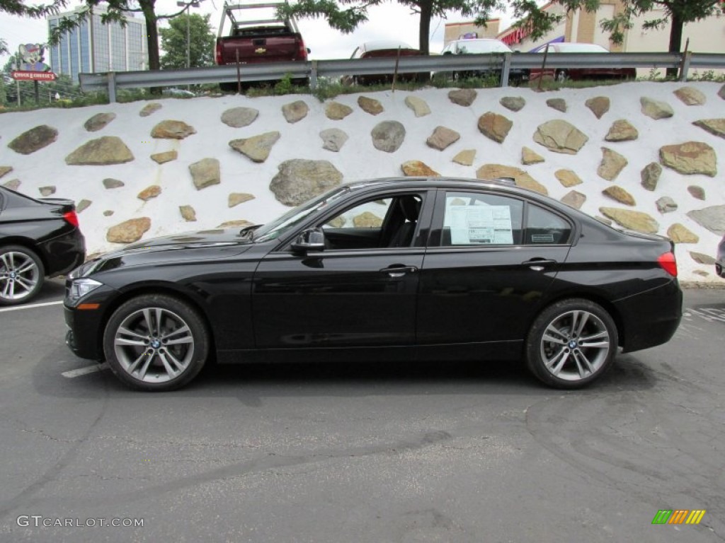 2014 3 Series 335i xDrive Sedan - Jet Black / Black photo #2