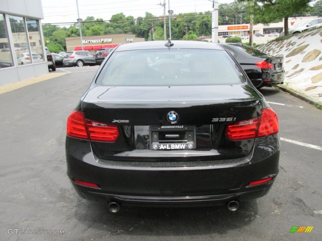 2014 3 Series 335i xDrive Sedan - Jet Black / Black photo #5