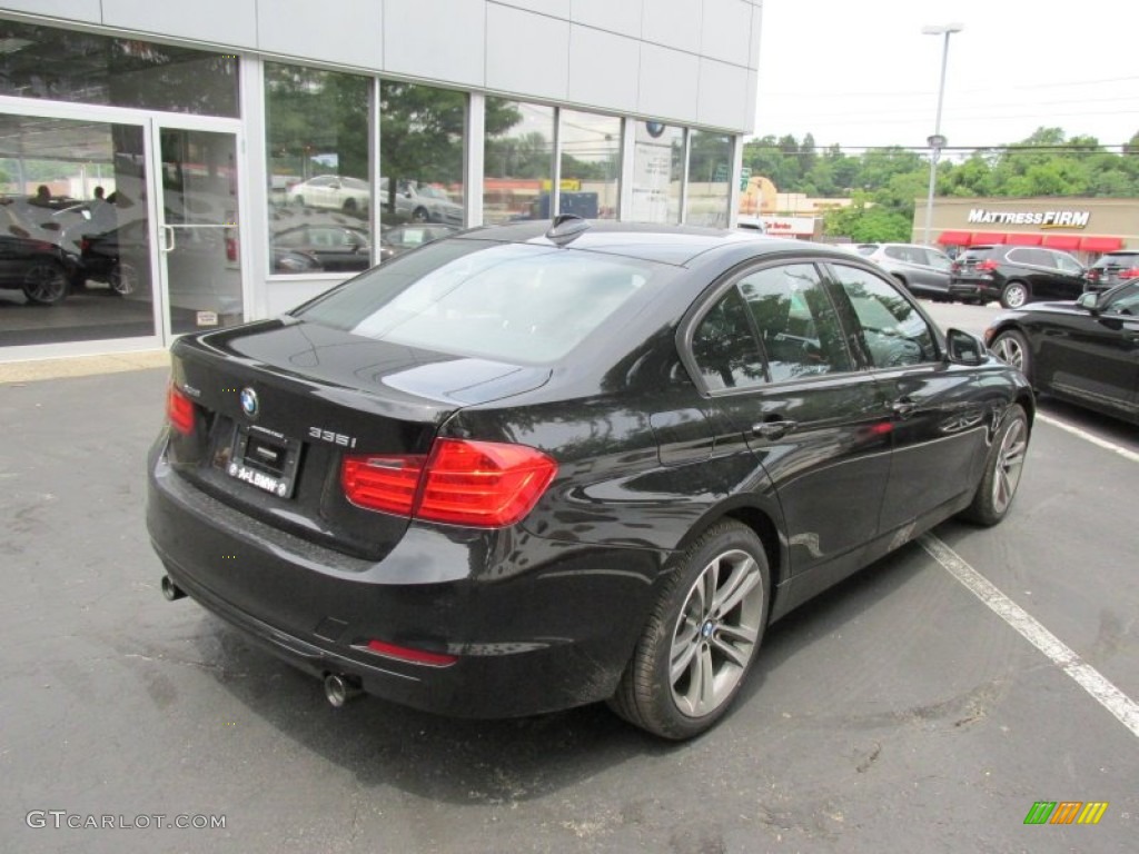 2014 3 Series 335i xDrive Sedan - Jet Black / Black photo #6