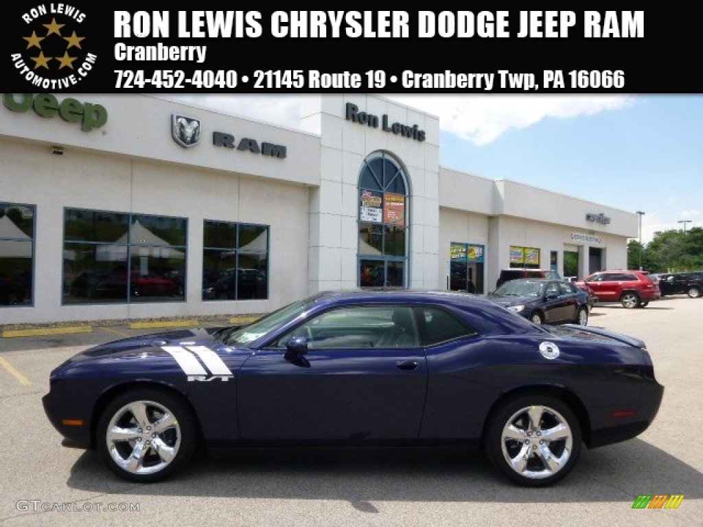 2014 Challenger R/T - Jazz Blue Pearl Coat / Dark Slate Gray photo #1