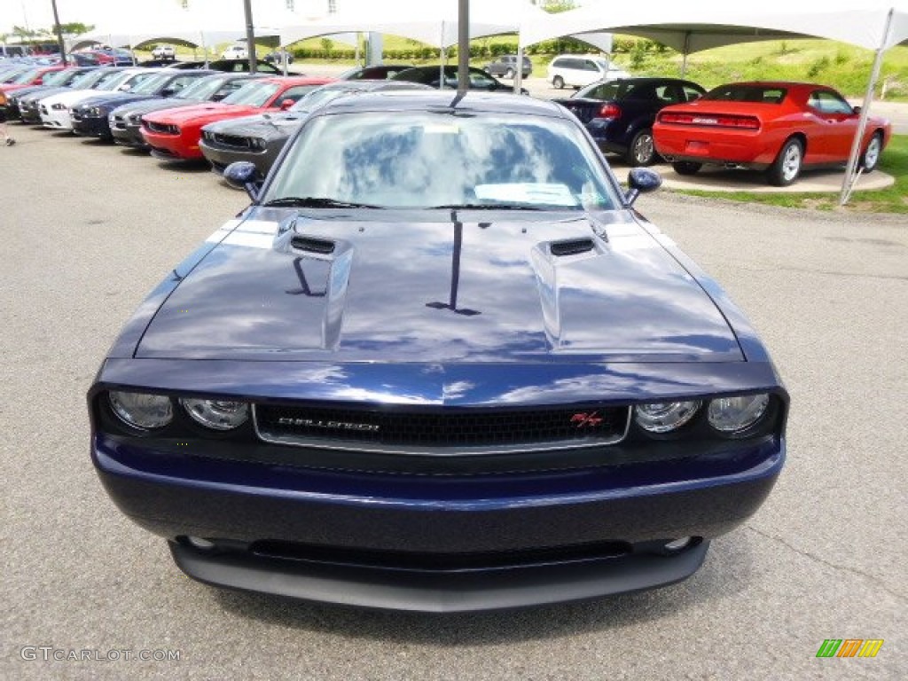 2014 Challenger R/T - Jazz Blue Pearl Coat / Dark Slate Gray photo #3