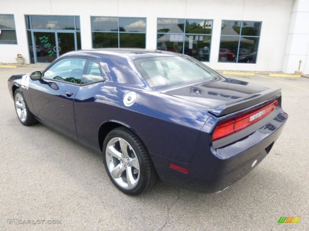 2014 Challenger R/T - Jazz Blue Pearl Coat / Dark Slate Gray photo #8