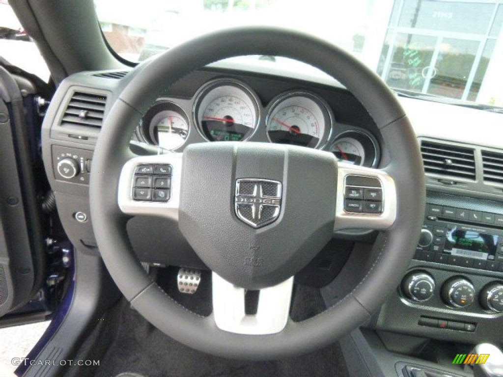 2014 Challenger R/T - Jazz Blue Pearl Coat / Dark Slate Gray photo #19