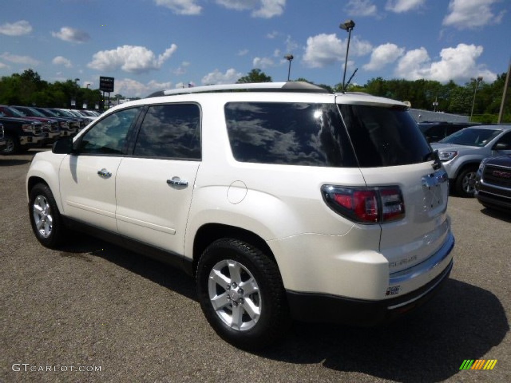 2015 Acadia SLE AWD - White Diamond Tricoat / Ebony photo #7