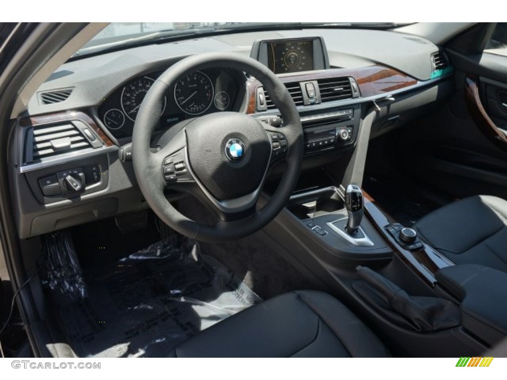 2014 3 Series 328i xDrive Sedan - Black Sapphire Metallic / Black photo #6