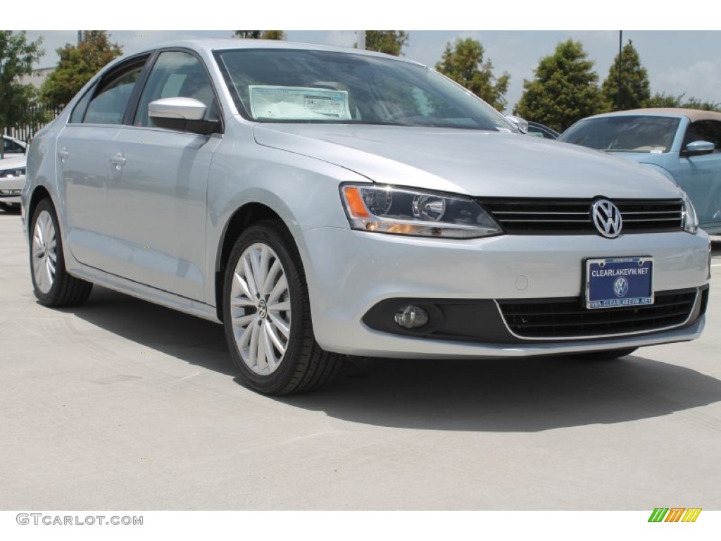 2014 Jetta TDI Sedan - Reflex Silver Metallic / Titan Black photo #1