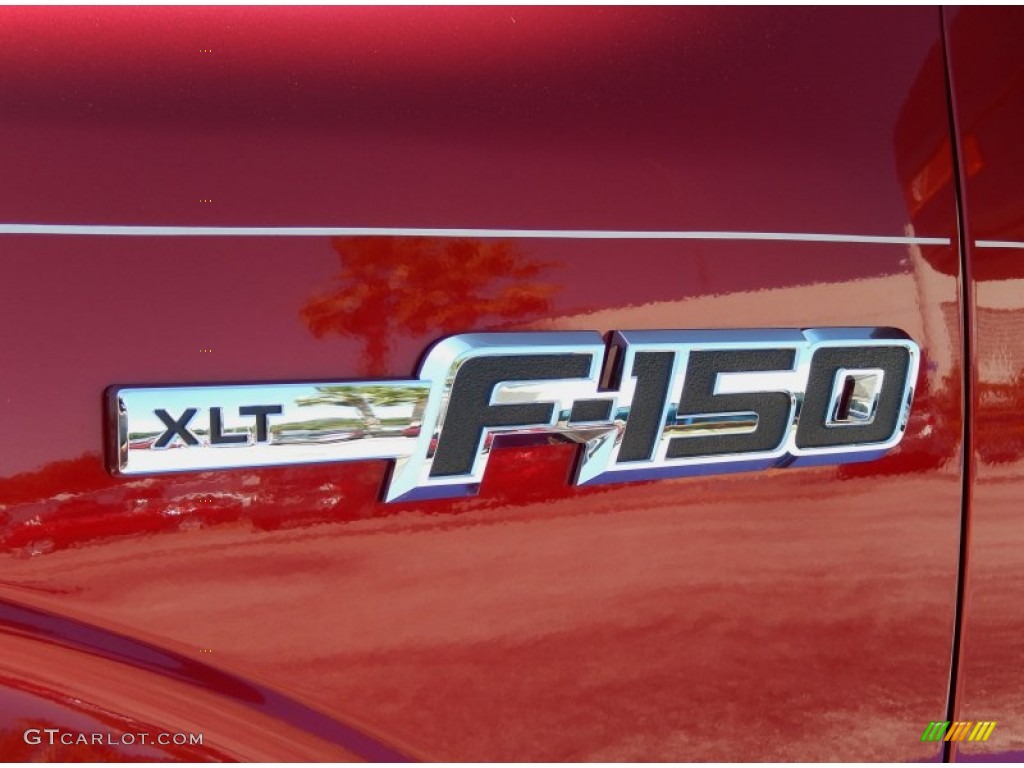 2014 F150 XLT SuperCrew - Ruby Red / Steel Grey photo #5