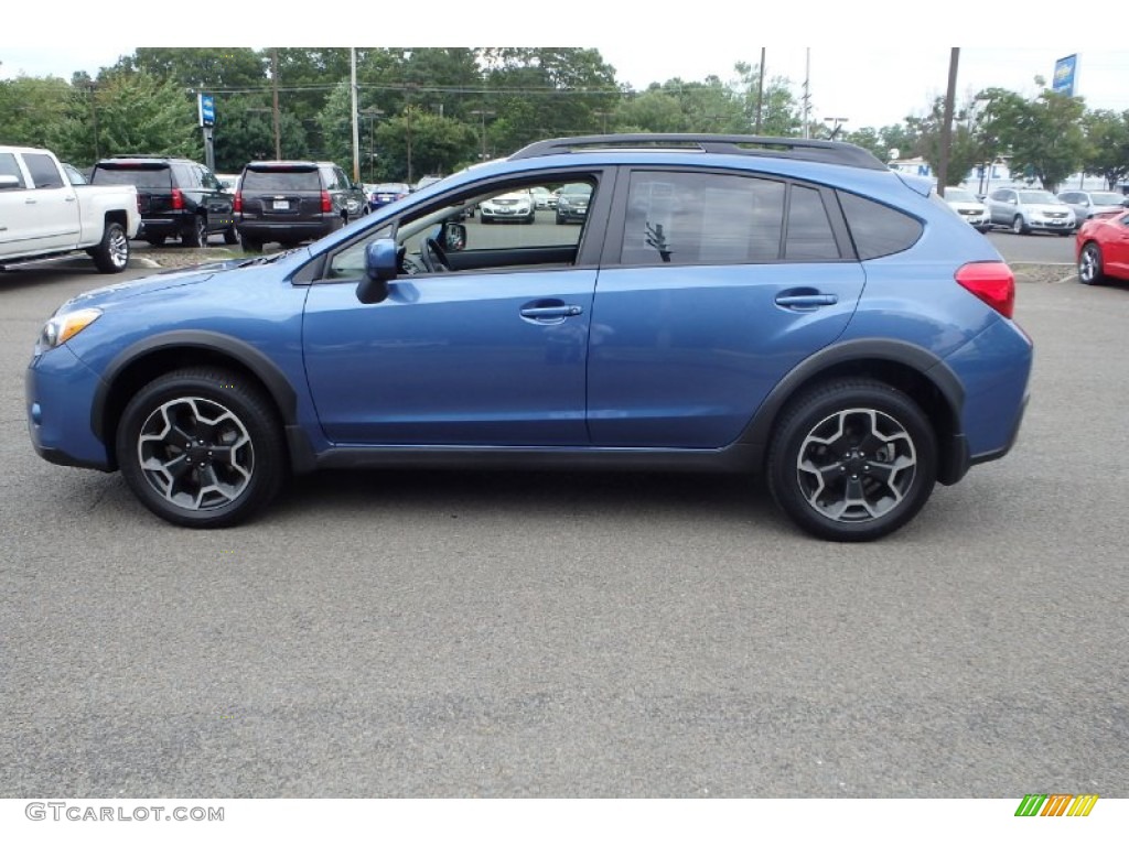 2014 XV Crosstrek 2.0i Premium - Quartz Blue Pearl / Ivory photo #8