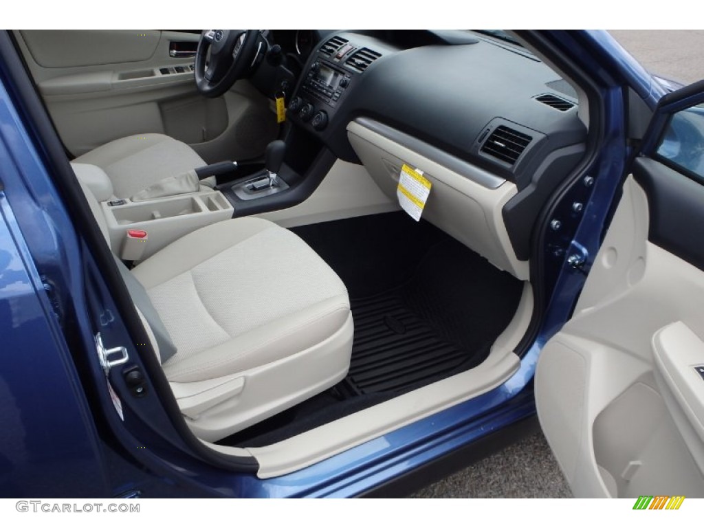 2014 XV Crosstrek 2.0i Premium - Quartz Blue Pearl / Ivory photo #11