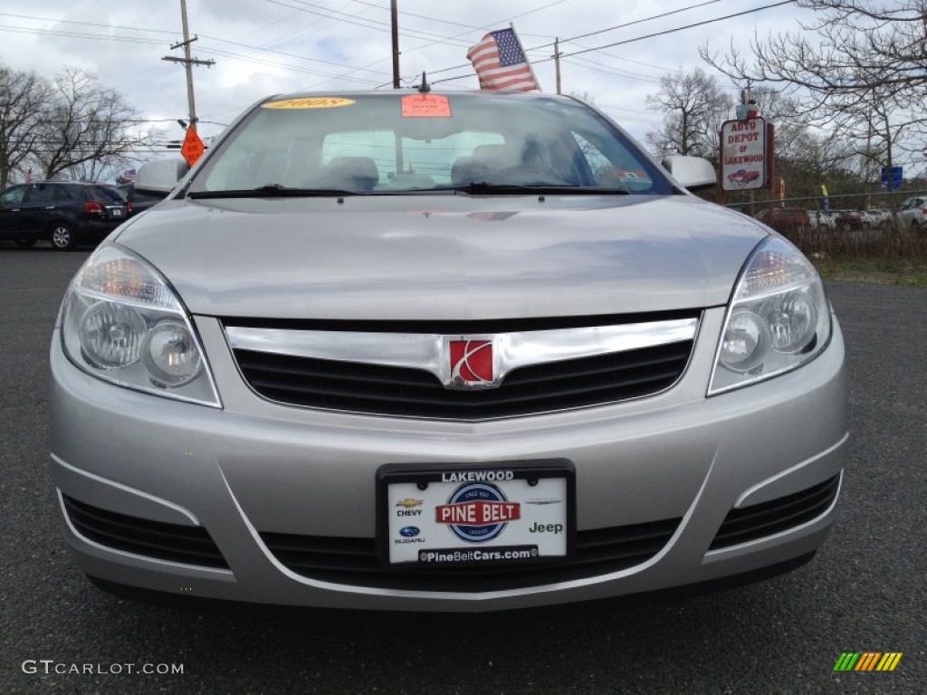 2008 Aura XE - Silver Pearl / Gray photo #4