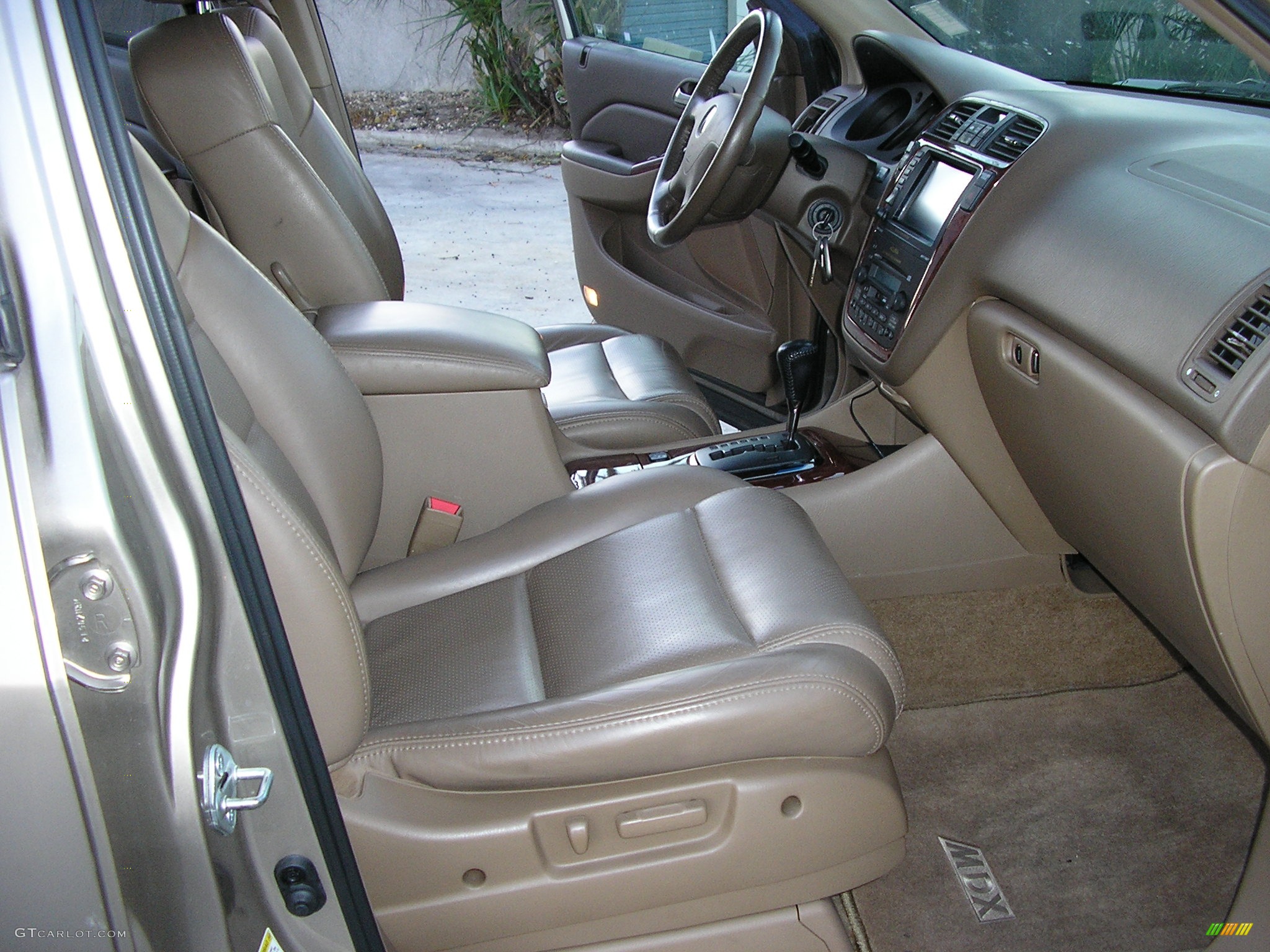 2004 MDX  - Sandstone Metallic / Natural Brown photo #12