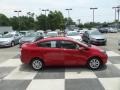 2013 Signal Red Kia Rio LX Sedan  photo #3