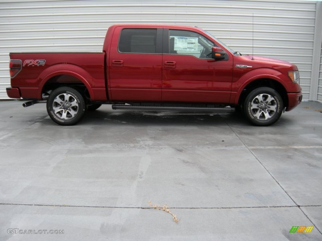 2014 F150 FX2 SuperCrew - Ruby Red / Black photo #3