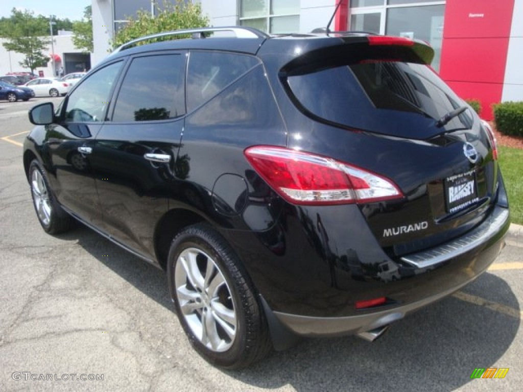 2011 Murano LE AWD - Super Black / Black photo #7