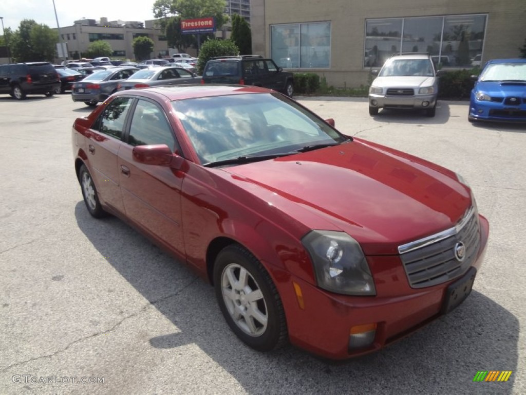 2004 CTS Sedan - Red Line / Light Neutral photo #1