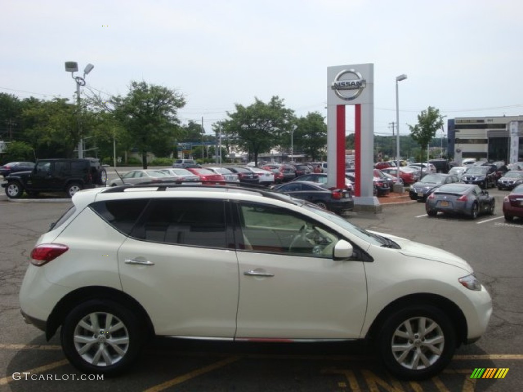 2011 Murano SV AWD - Glacier White Pearl / Beige photo #4