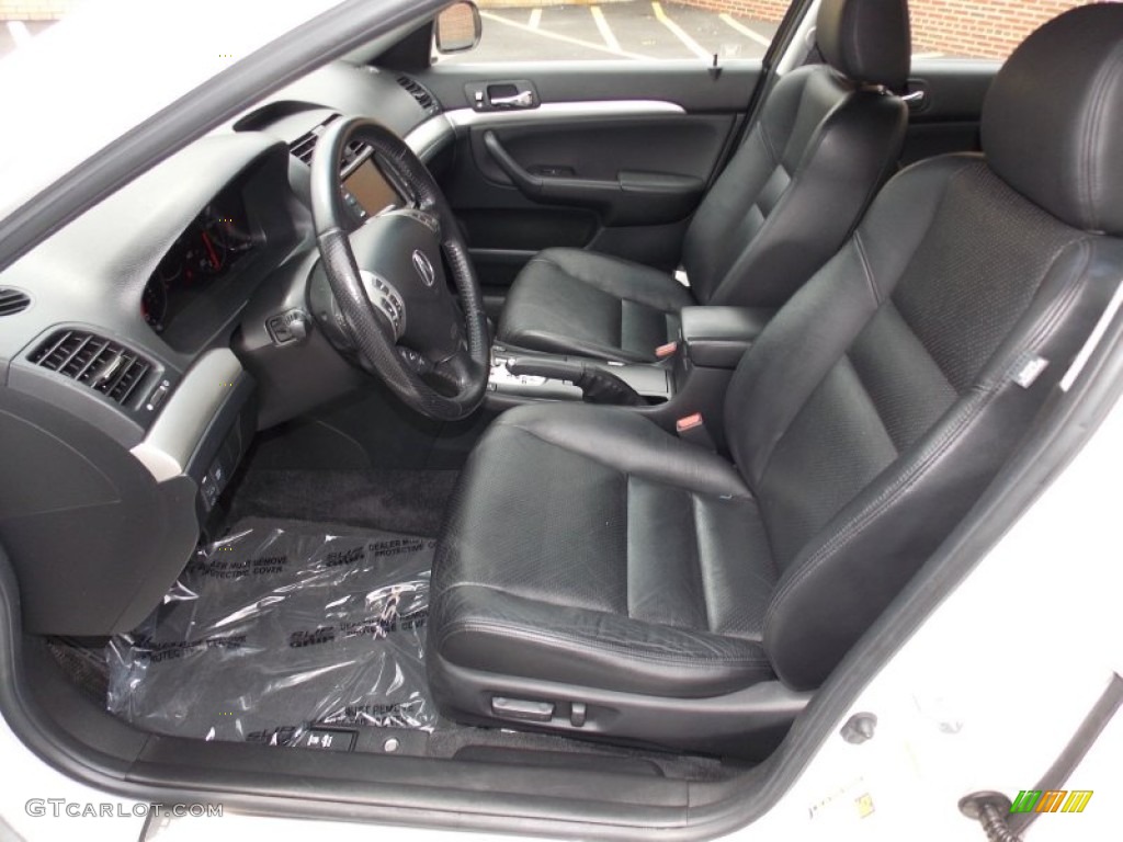 Ebony Black Interior 2006 Acura TSX Sedan Photo #95268198