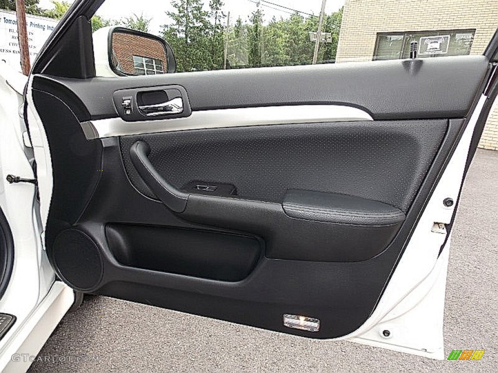 2006 Acura TSX Sedan Ebony Black Door Panel Photo #95268435