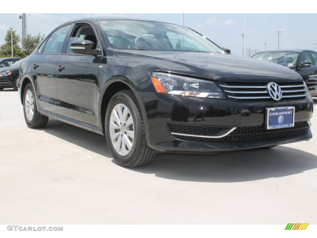 Black Volkswagen Passat